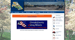 Desktop Screenshot of clintoncountypa.com